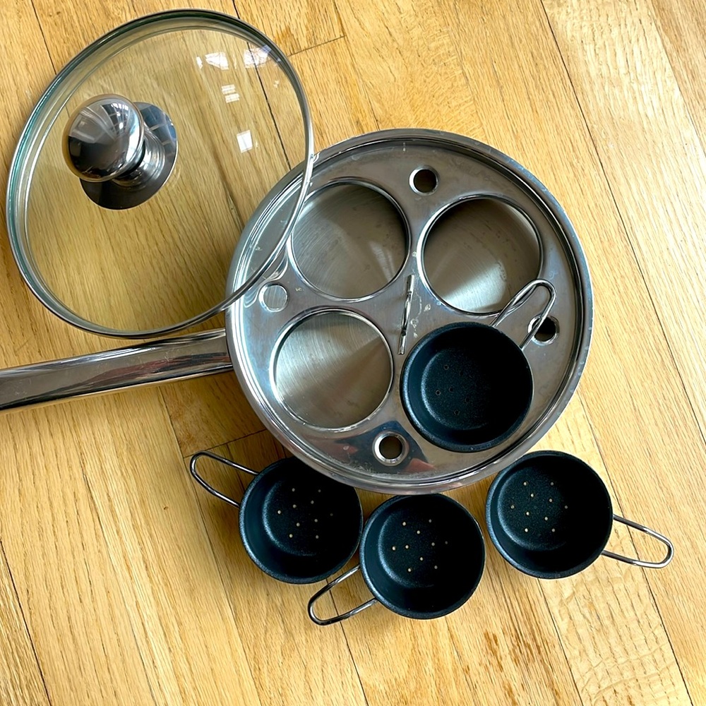 William Sonoma Demeyere Stainless Steel Egg Poacher